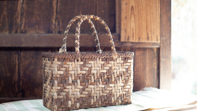 くるみ・網代編み